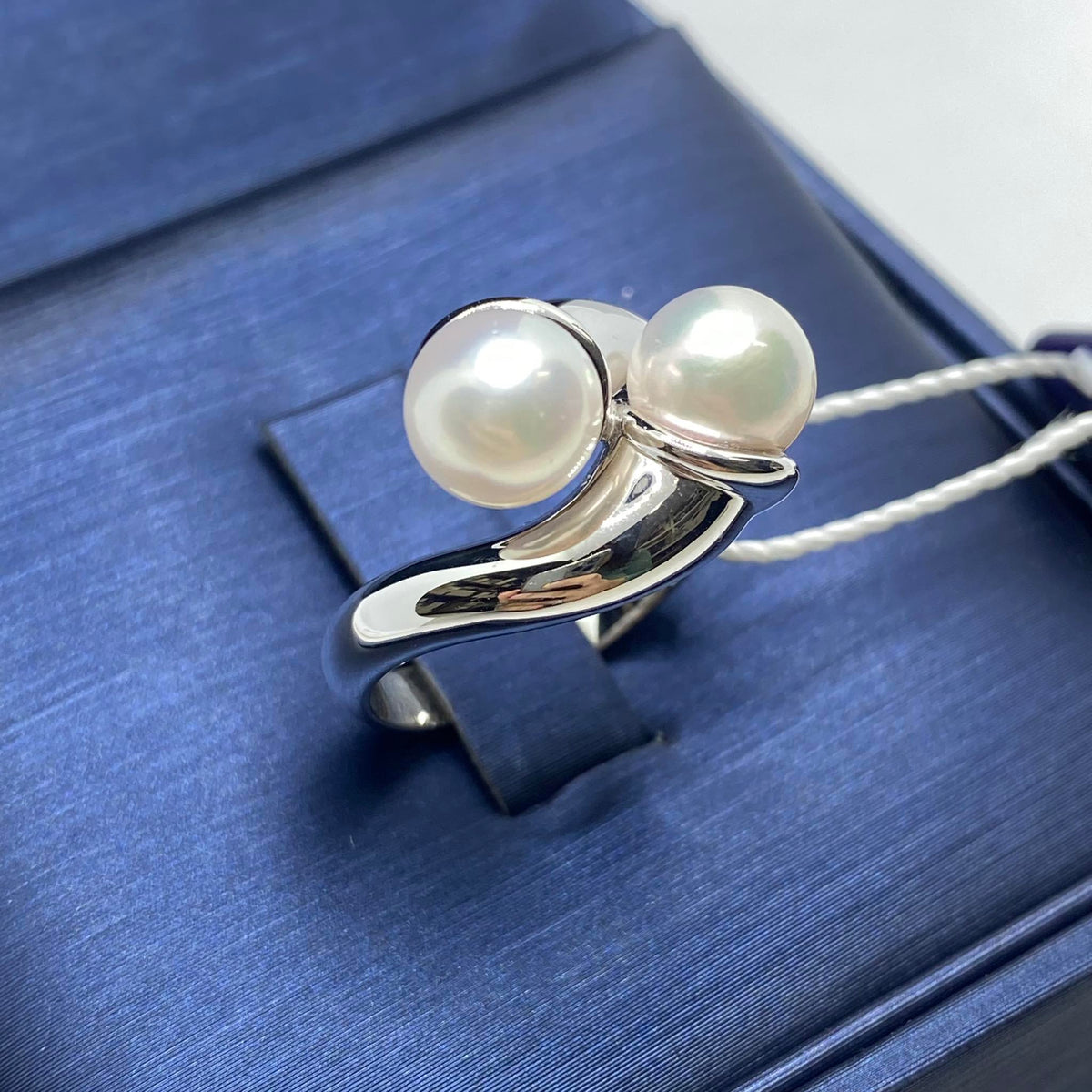 Anello Asayo in Oro 18KT 18KT 750% con Perla di Acqua Salata