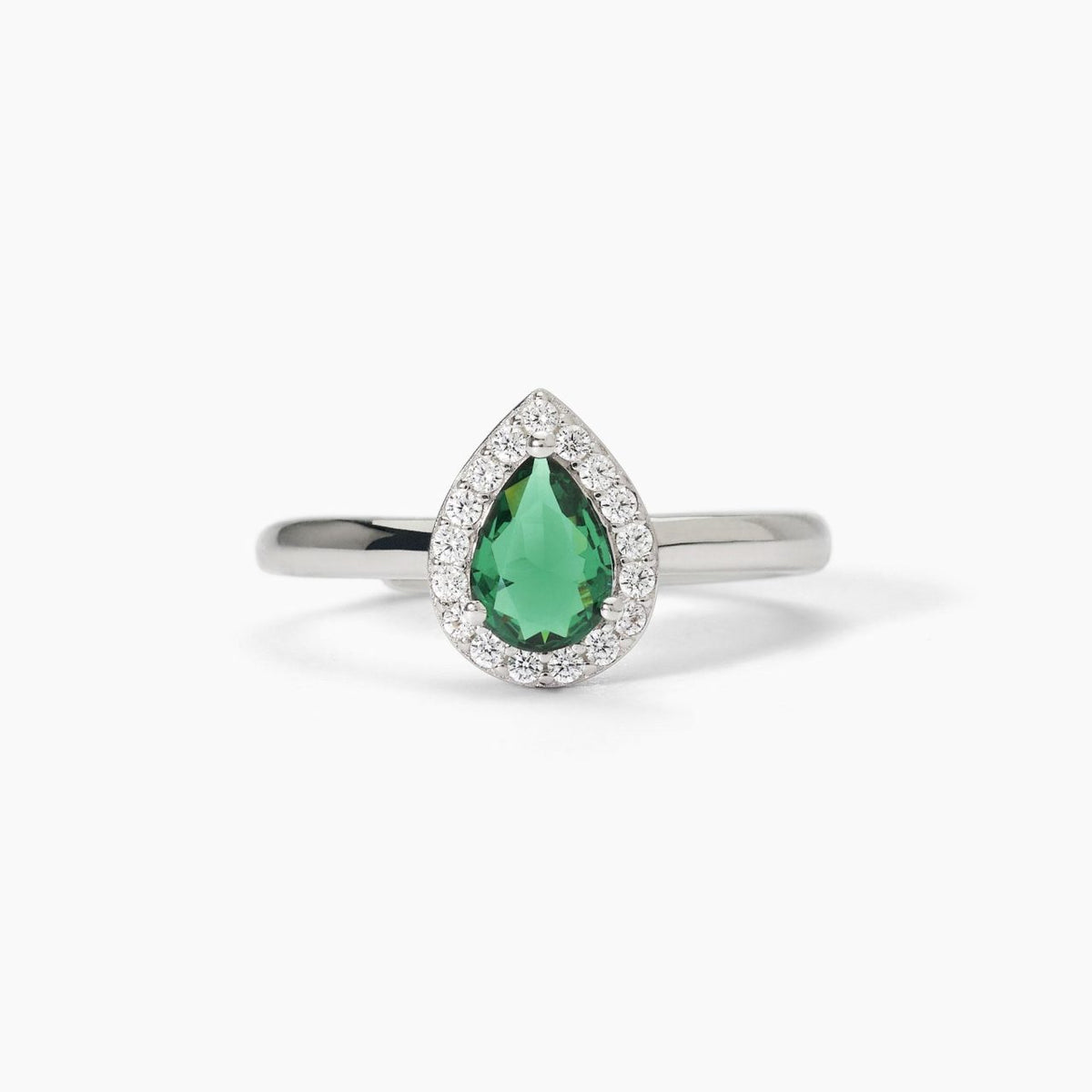 Anello a Goccia Mabina in Argento e Zirconi