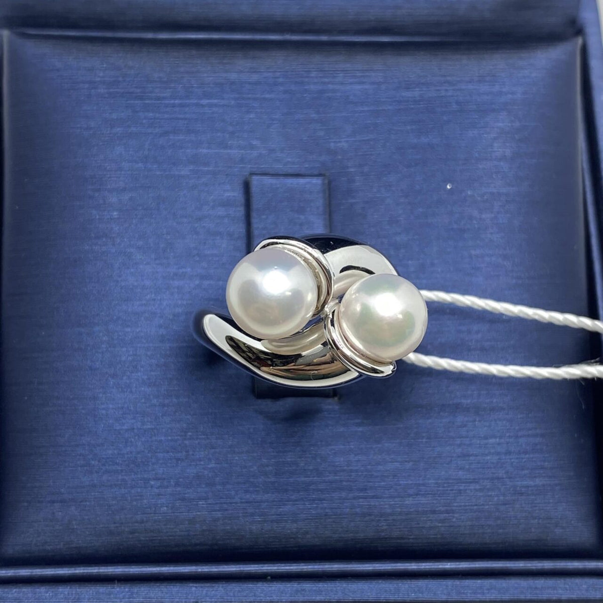 Anello Asayo in Oro 18KT 18KT 750% con Perla di Acqua Salata