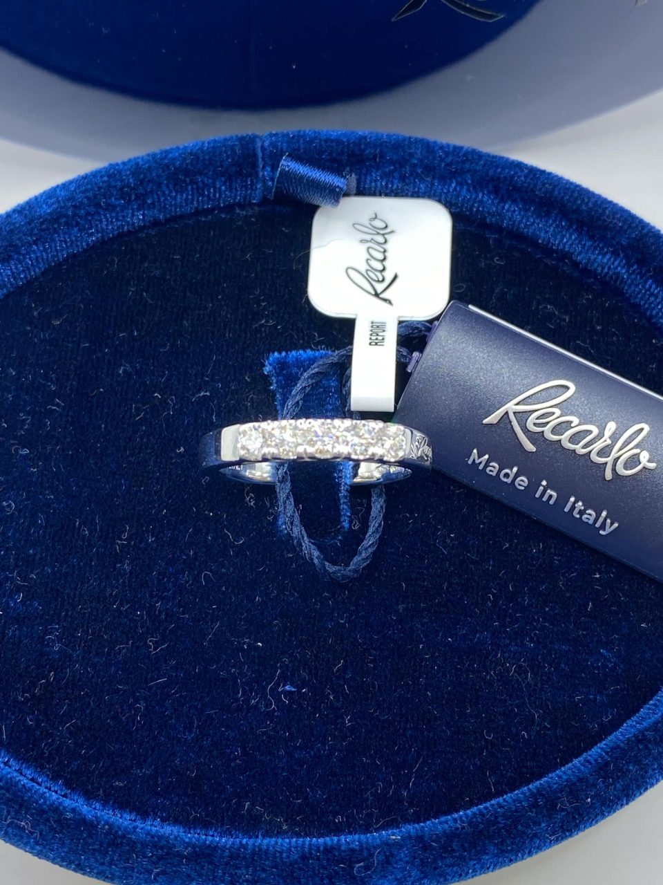 Anello Recarlo Veretta Maria Teresa con Diamanti Ct. 0.63