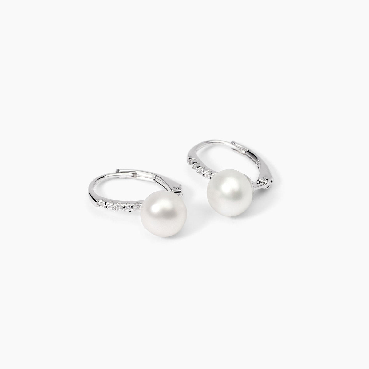 Orecchini Donna Mabina in Argento con Perle