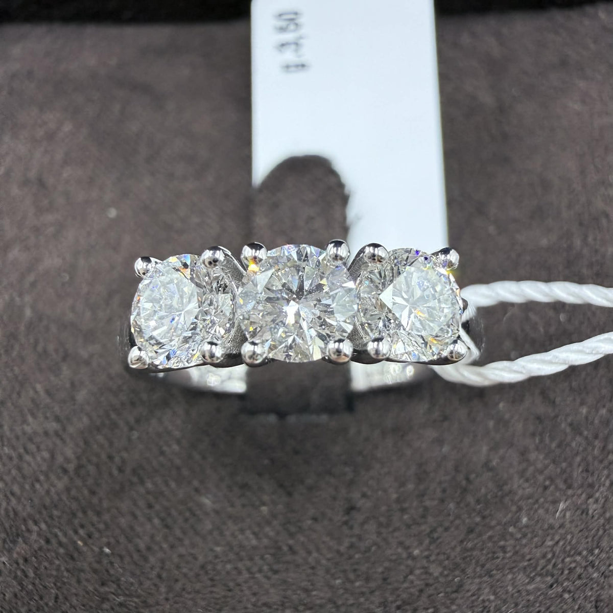 Anello Crivelli Trilogy in Oro 18KT e Diamanti Ct 1.20