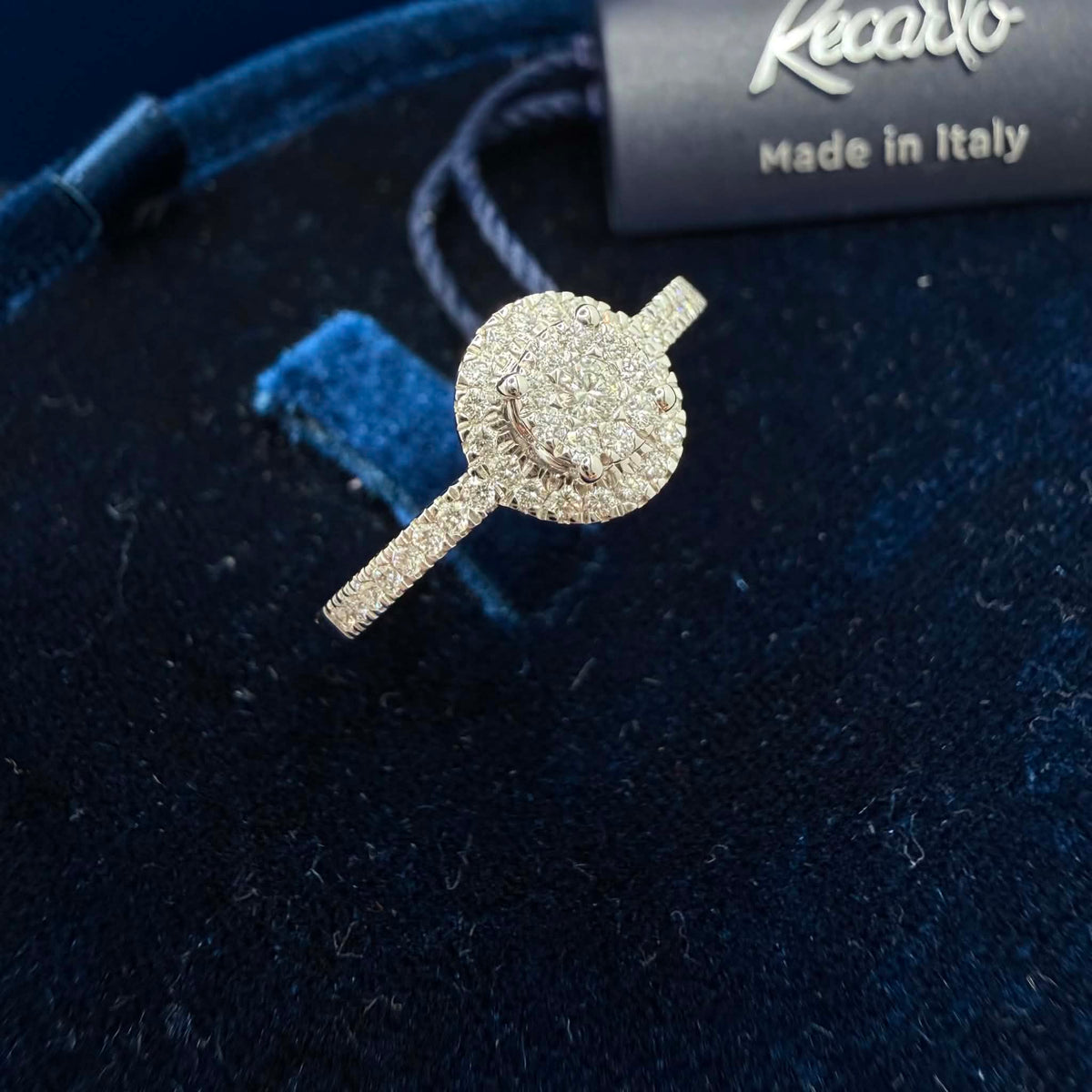 Anello Recarlo Bisanzio in Oro 18KT 18KT con Diamanti Ct 0.27