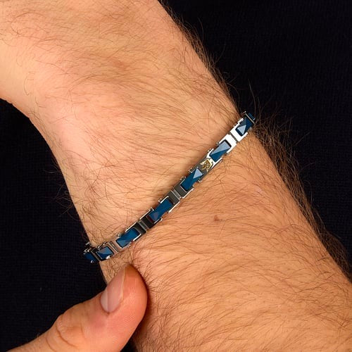 Bracciale Uomo Maserati Ceramic Blu