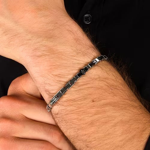 Bracciale Uomo Maserati Ceramic Nero