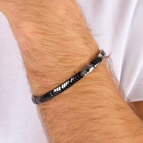 Bracciale Uomo Maserati Ceramic Nero