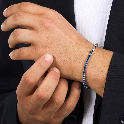 Bracciale Tennis Uomo Maserati in Acciaio