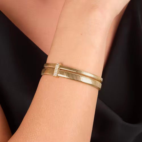 Bracciale Donna Morellato Onda in Acciaio Dorato