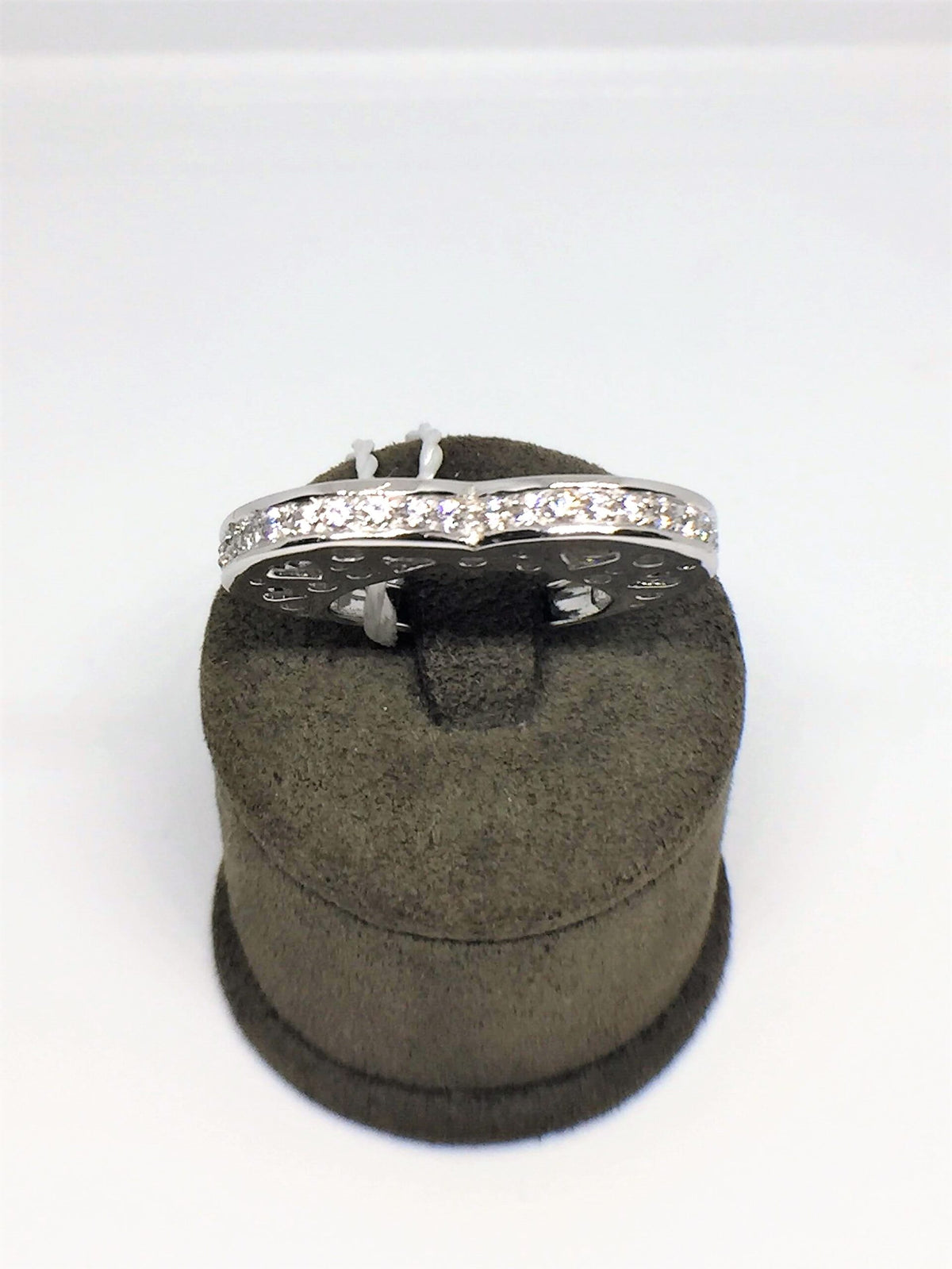 Anello in Oro 18KT 18KT con zirconi a forma di cuore