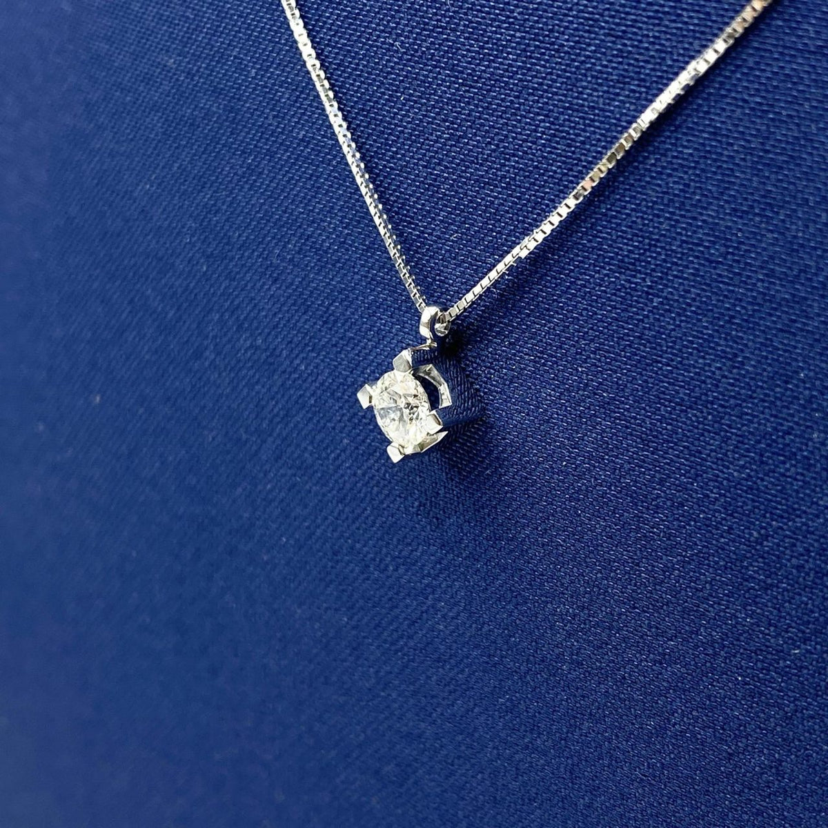 Collana Recarlo Punto Luce Maria Teresa con Diamante Ct 0.31