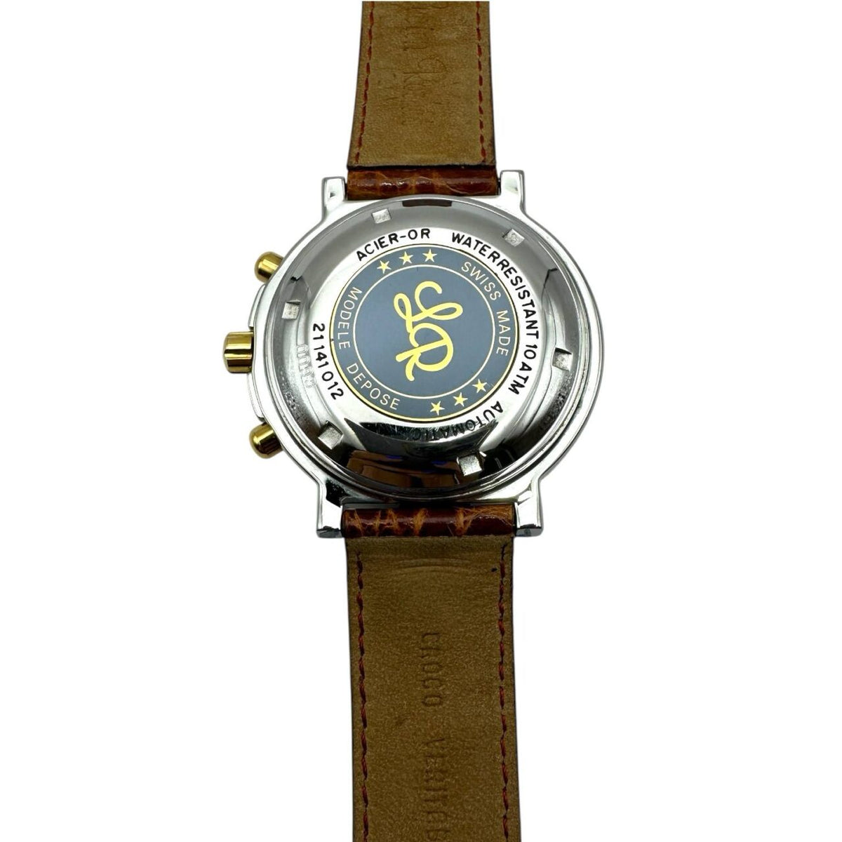 Orologio Uomo Lucien Rochat in Acciaio e Oro 18KT con Fasi Lunari