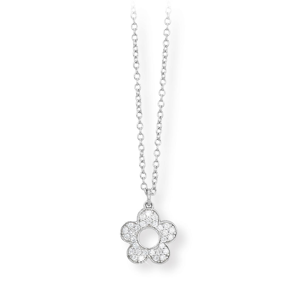 Collana Donna Mabina Argento e Zirconi 553074