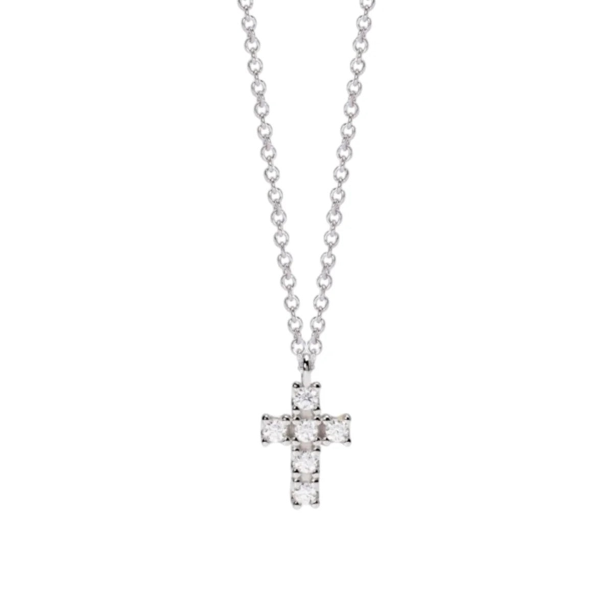 Collana Donna Mabina My Diamond in Argento con Croce