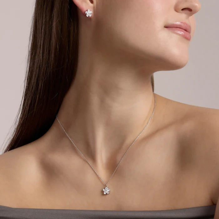 Collana Donna Mabina in Argenot e Zirconi