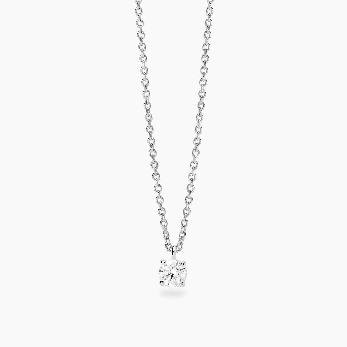 Collana Punto Luce Mabina My Diamond in Argento e Diamante Lab-grown ct. 0.25