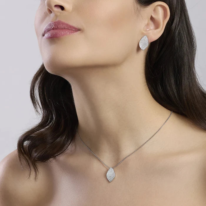 Orecchini Donna Mabina in Argento e Zirconi