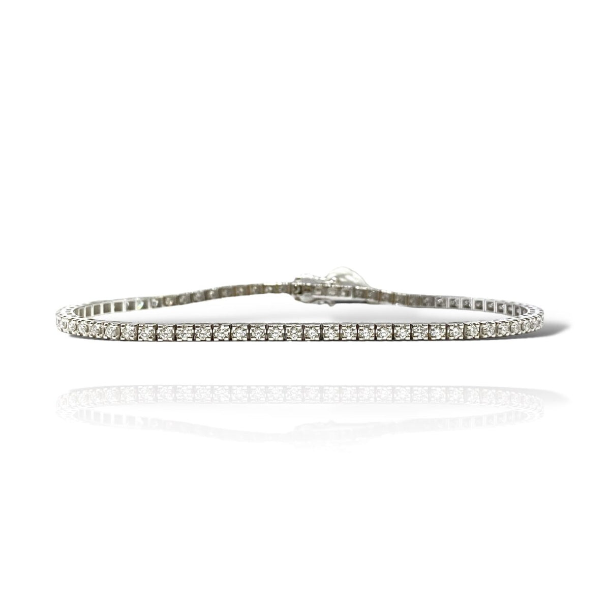 Bracciale Tennis Crivelli in Oro 18KT 18KT e Diamanti Ct. 1.50