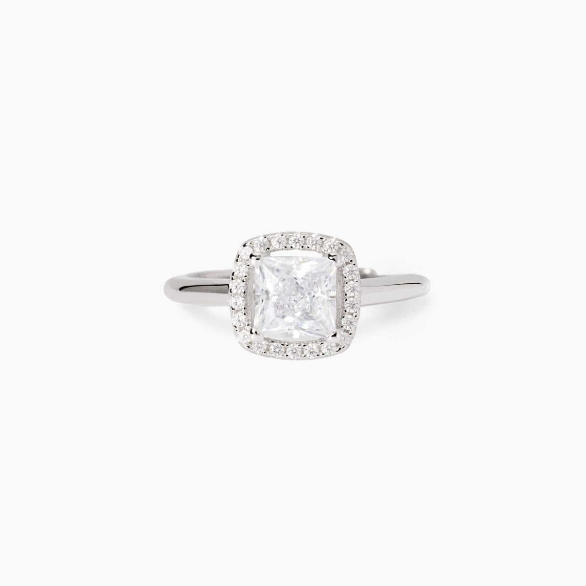 Anello Donna Mabina in Agento con Zirconi