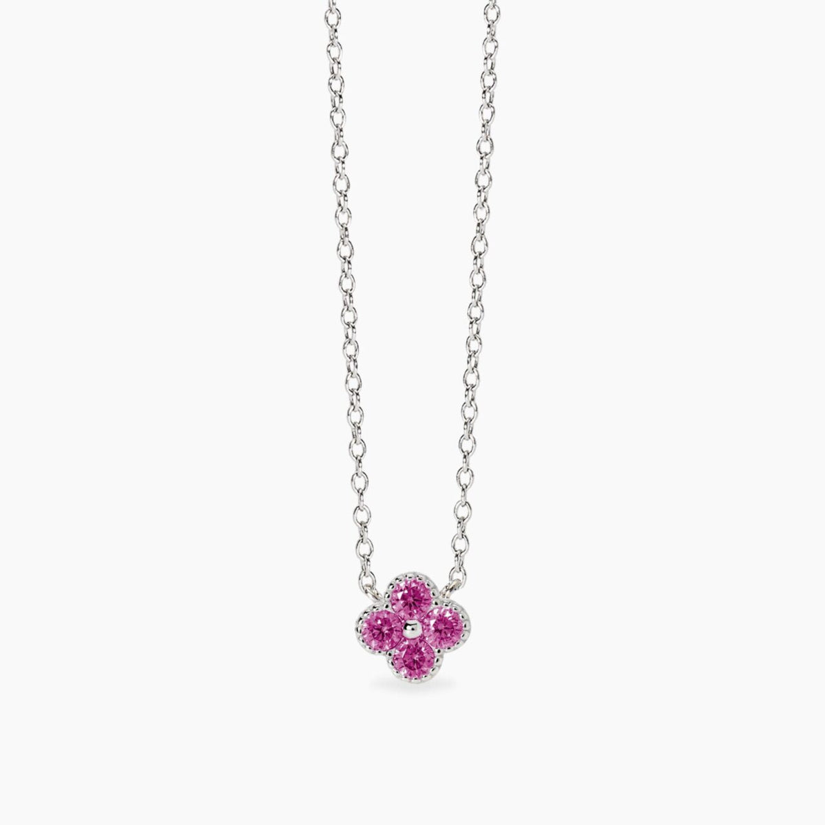 Collana Donna Mabina in Argento e Tormalina Rosa
