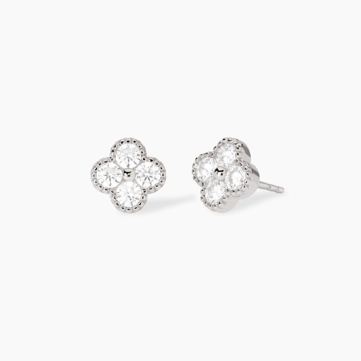 Orecchini Donna Mabina in Argento e Zircone Bianco