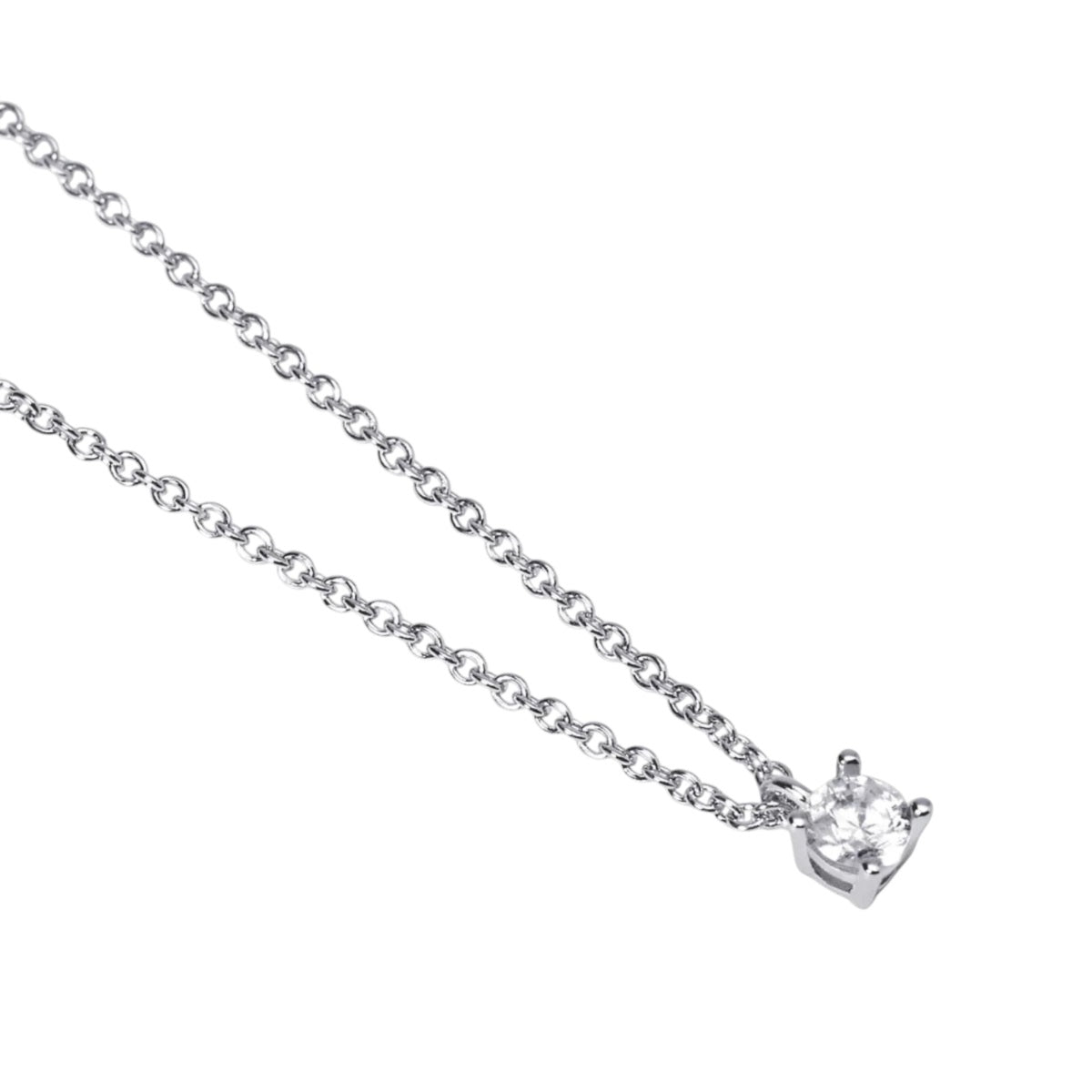 Collana Punto Luce Mabina My Diamond in Argento