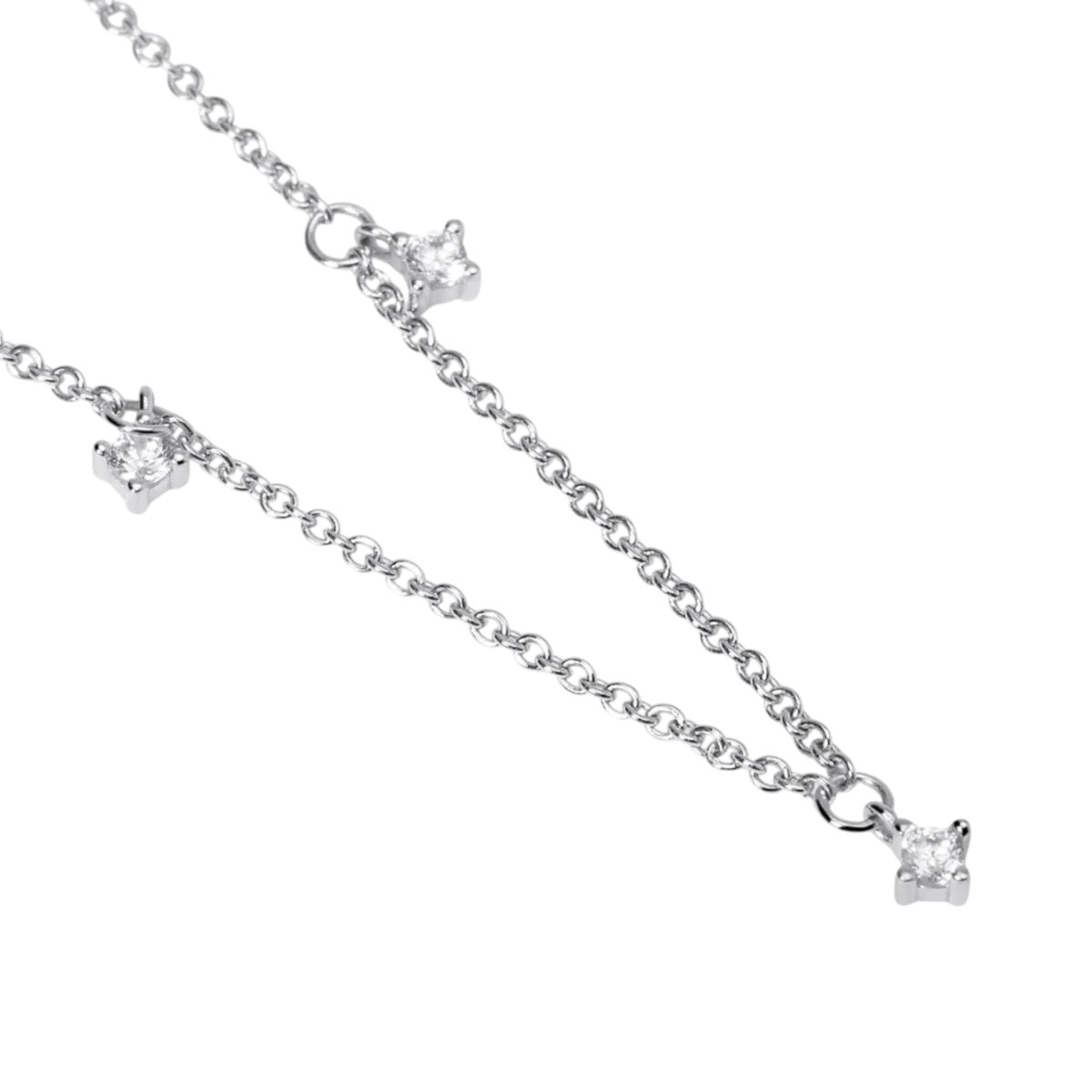 Collana con Punto Luce Mabina My Diamond in Argento