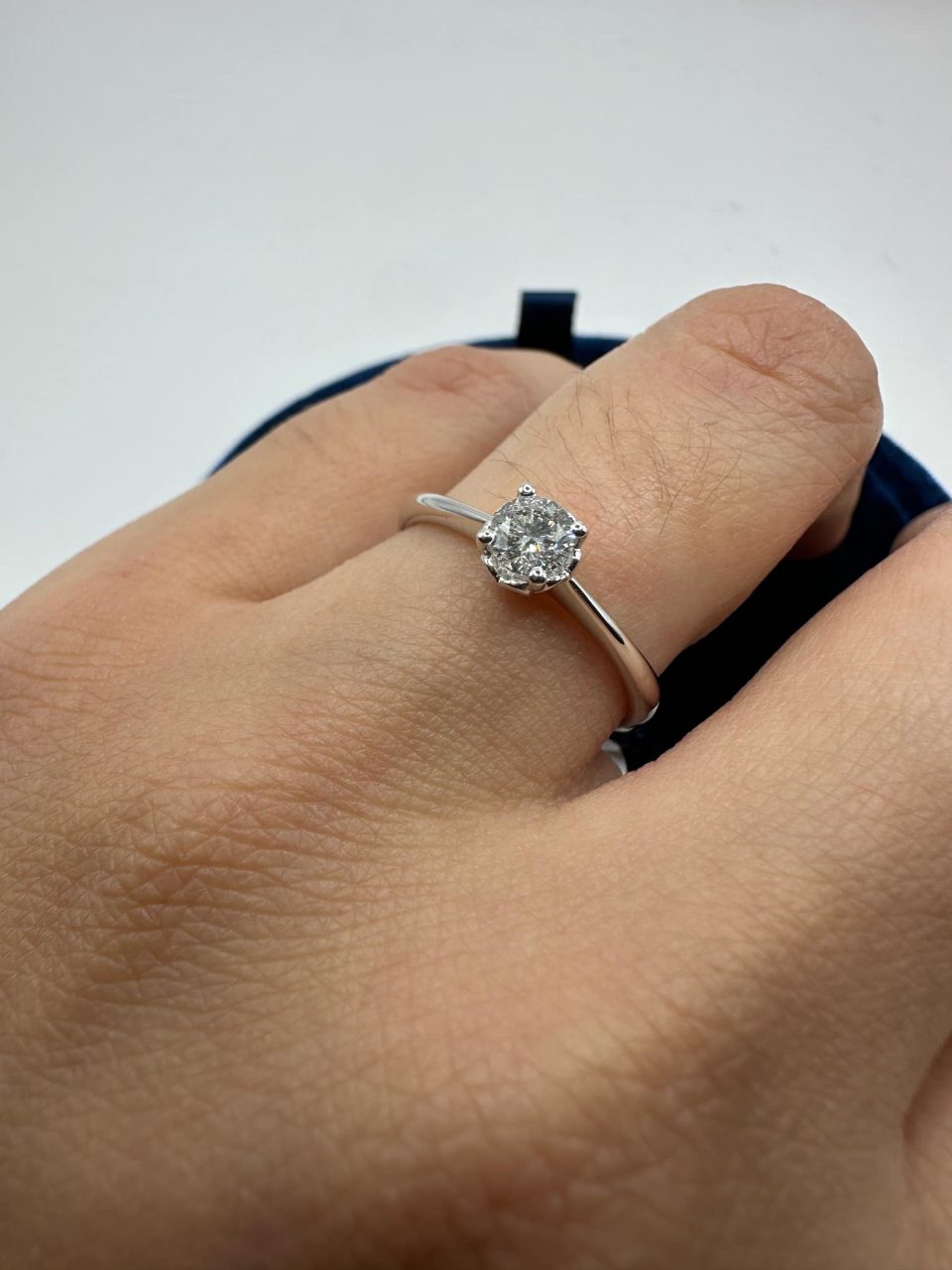 Anello Solitario Recarlo Anniversary CT 0.31
