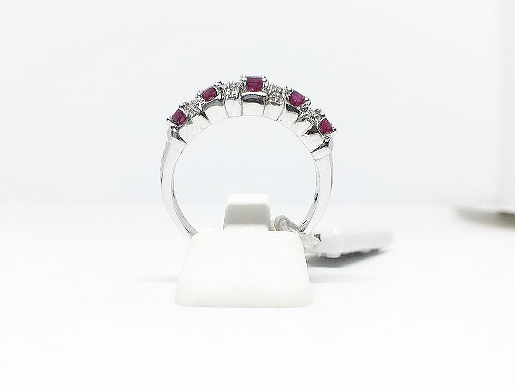 Anello donna con Rubini e Diamanti