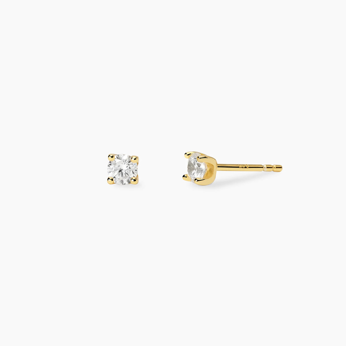 Orecchini Punto Luce Donna Mabina in Argento e Bronzo Dorato