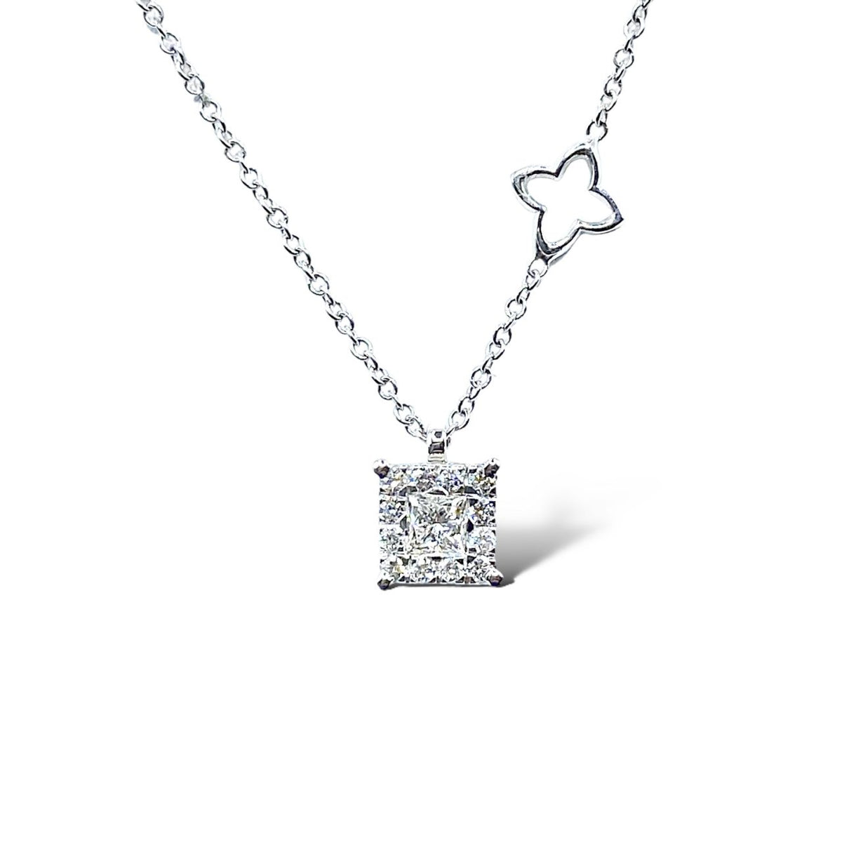 Collana Recarlo Bisanzio in Oro 18KT 18KT e Diamanti ct. 0,24