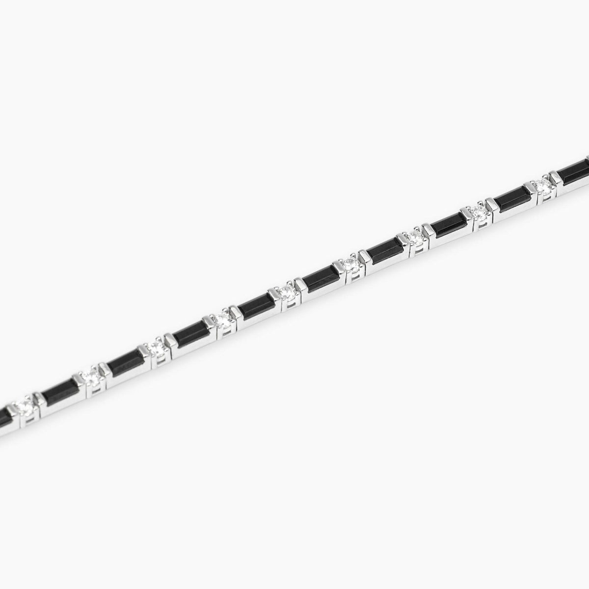Bracciale Uomo Mabina in Argento e Zirconi
