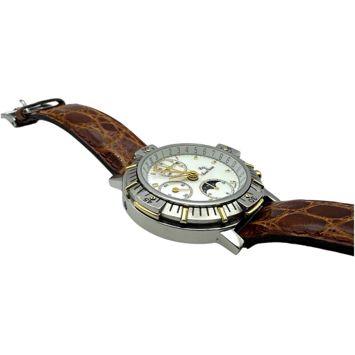 Orologio Uomo Lucien Rochat in Acciaio e Oro 18KT con Fasi Lunari