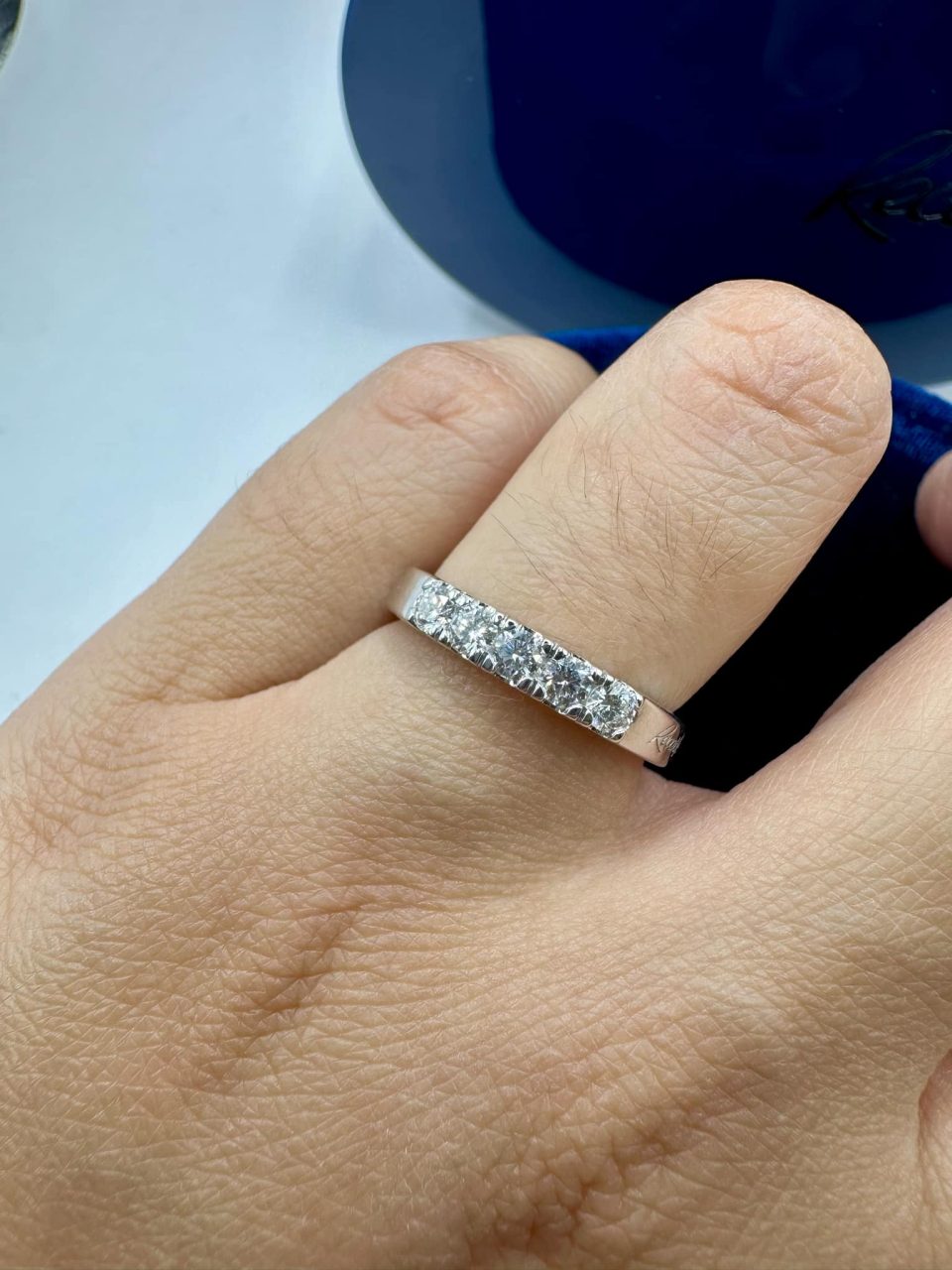 Anello Recarlo Veretta Maria Teresa con Diamanti Ct. 0.44