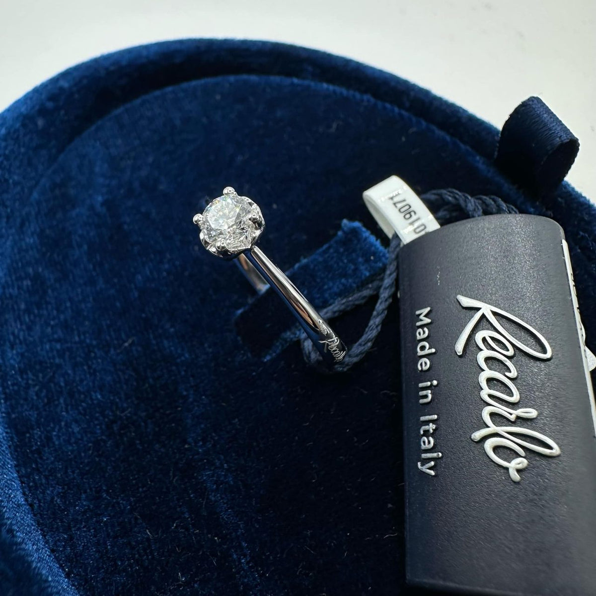 Anello Solitario Recarlo Anniversary CT 0.31