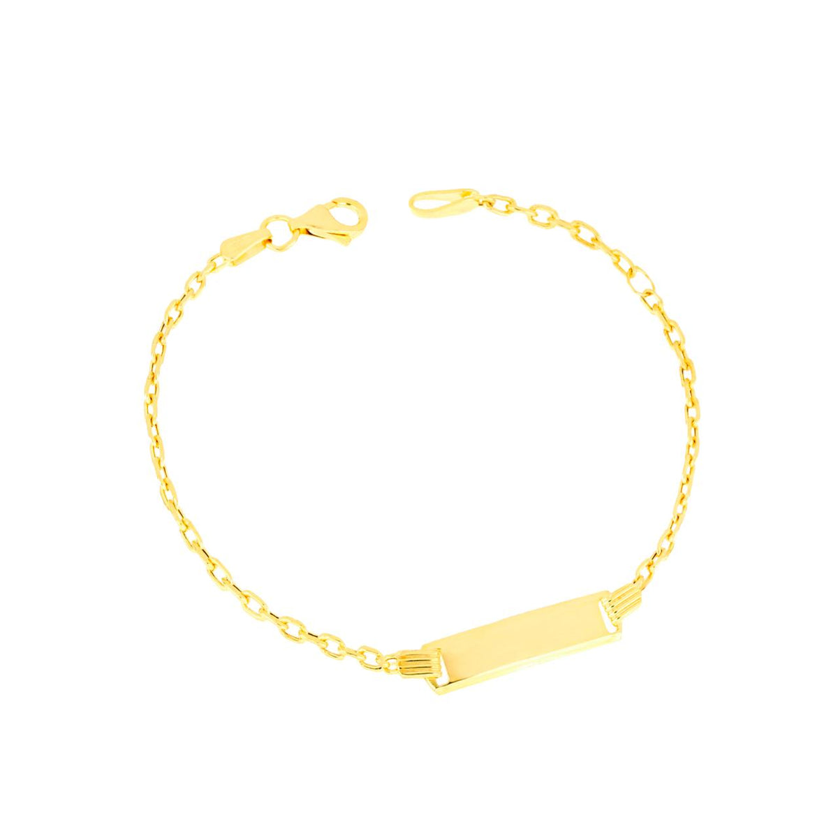 Bracciale Bimbo iGold in Oro Giallo 9Kt con Targhetta