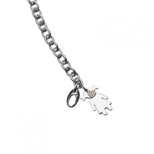 Bracciale Easy by Crivelli in Argento e Diamanti