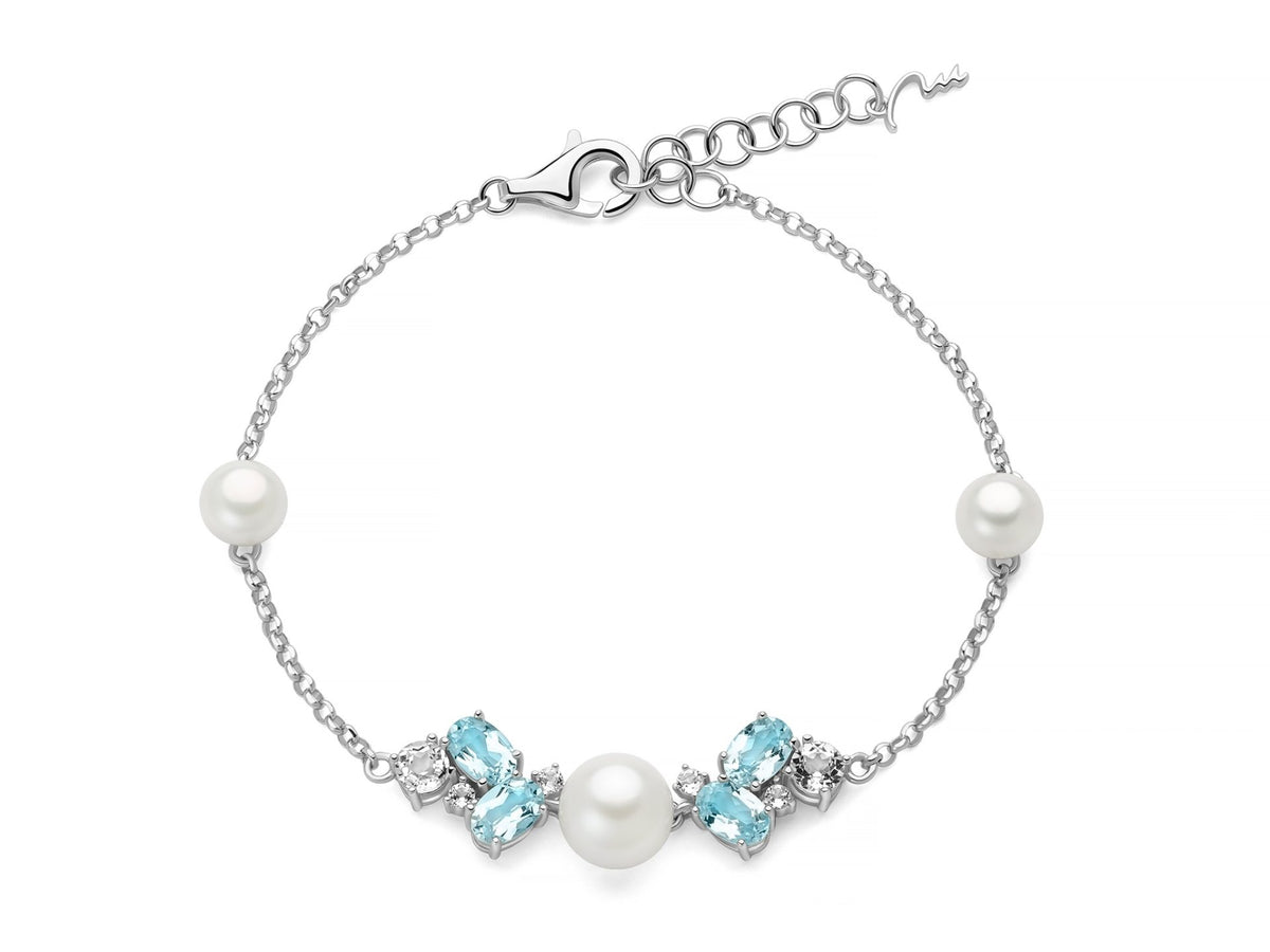 Bracciale Donna Miluna Celestia in Argento e Perle