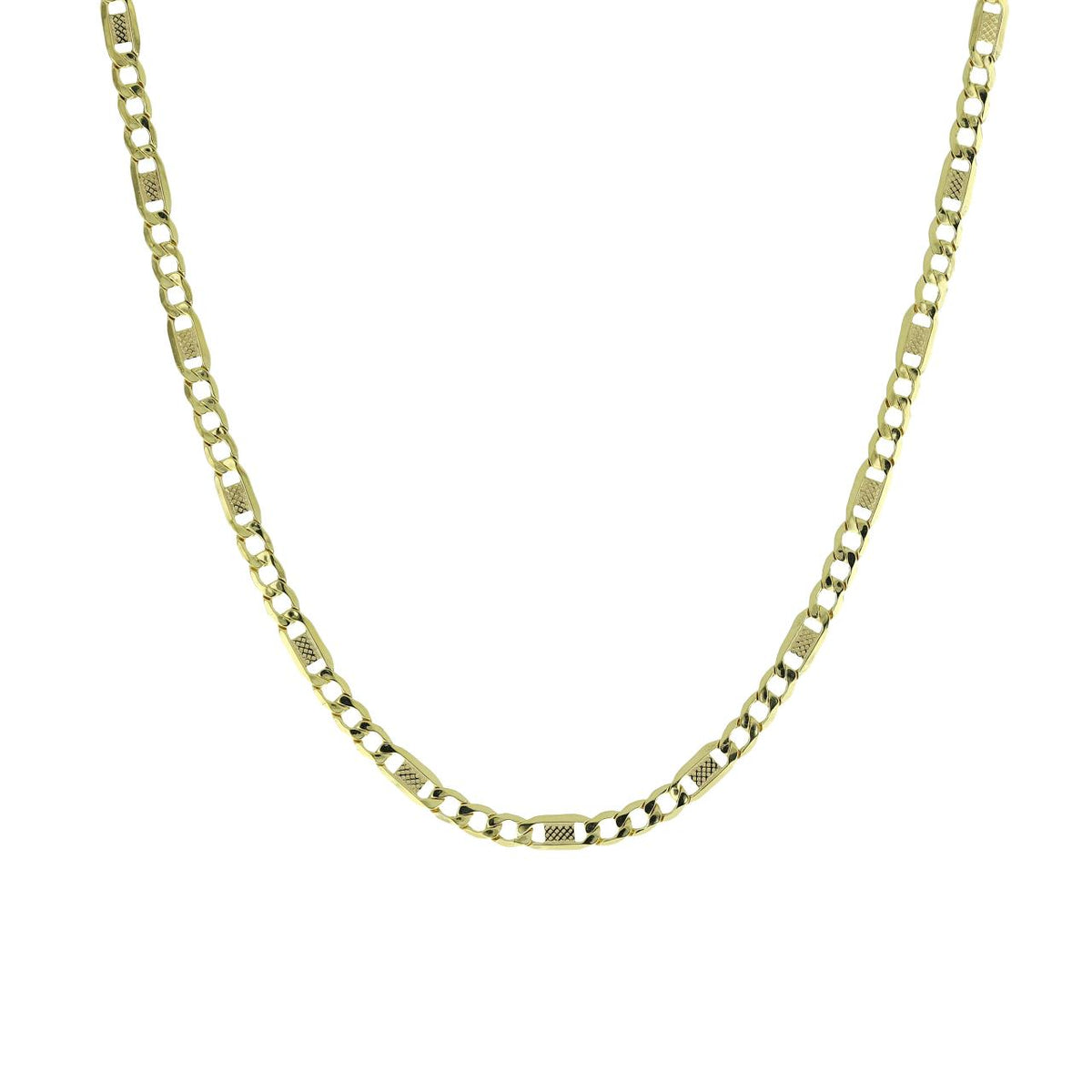 Catena iGold modello Figaro in Oro Giallo 9KT