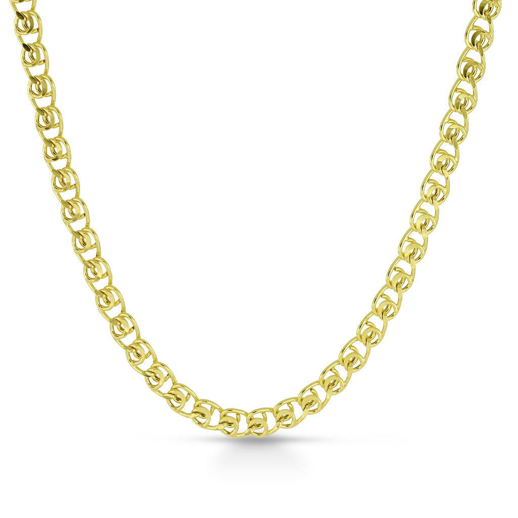 Catena iGold modello Forzatina Doppia in Oro Giallo 9KT
