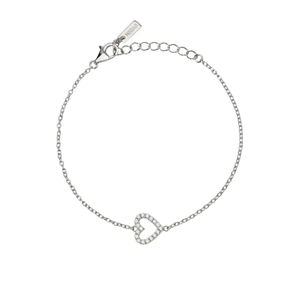 Bracciale Donna Mabina My Diamond in Argento con Cuore