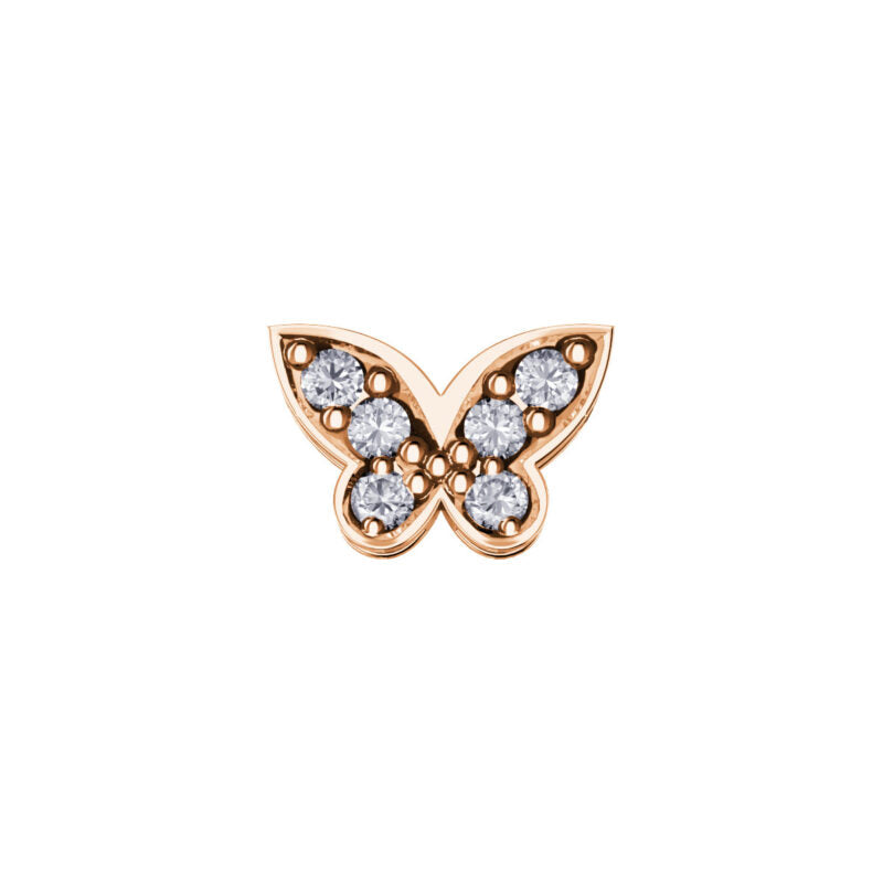 Elements - Farfalla in Oro 18KT 18KT e Diamanti