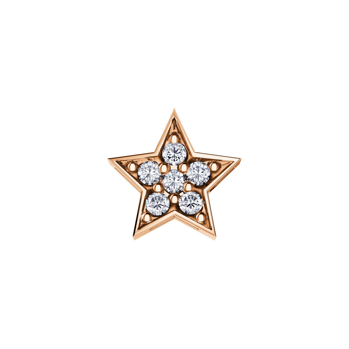 Elements - Stella in Oro 18KT 18KT e Diamanti