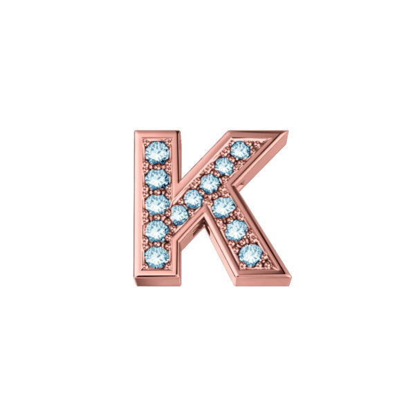 Elements - Lettere in Oro 18KT e diamanti