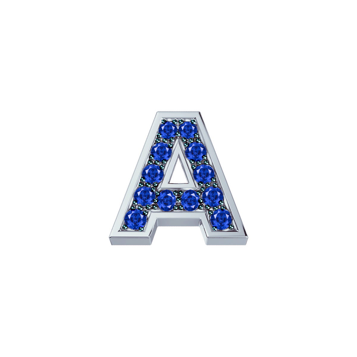 Elements - Lettere in Oro 18KT 18KT e Zaffiri