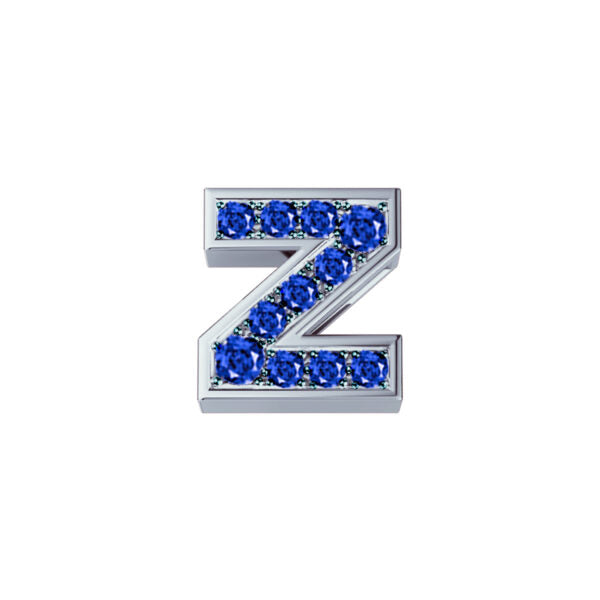 Elements - Lettere in Oro 18KT 18KT e Zaffiri