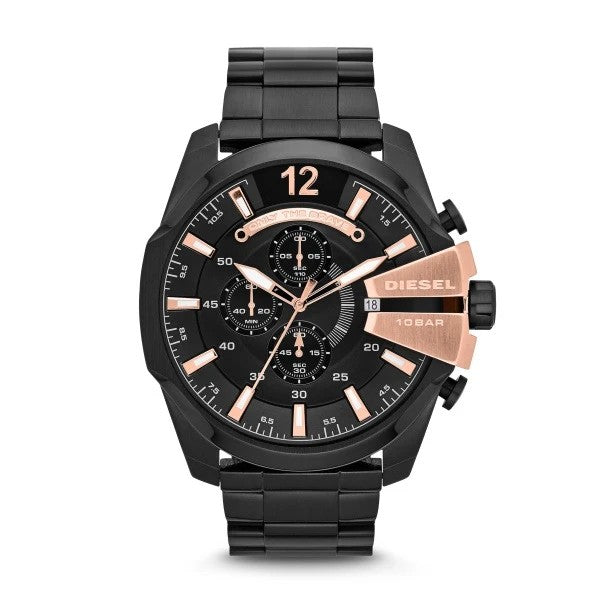 Orologio Uomo Diesel Mega Chief in Acciaio Nero