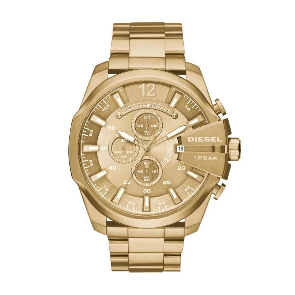 Orologio Uomo Diesel Mega Chief in Acciaio Dorato