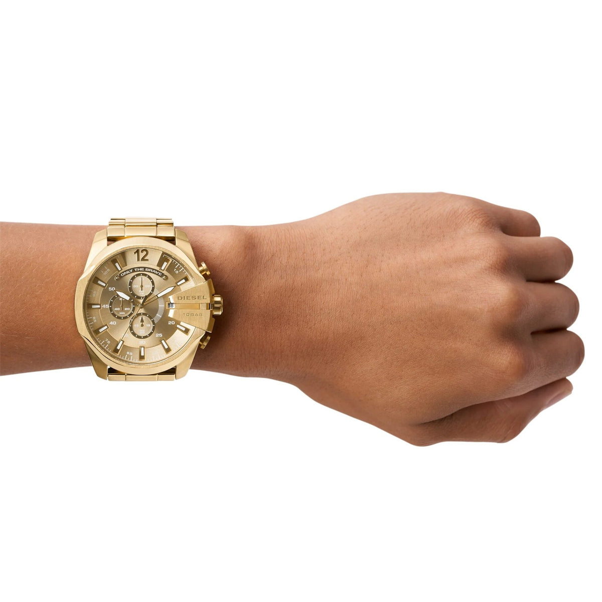 Orologio Uomo Diesel Mega Chief in Acciaio Dorato
