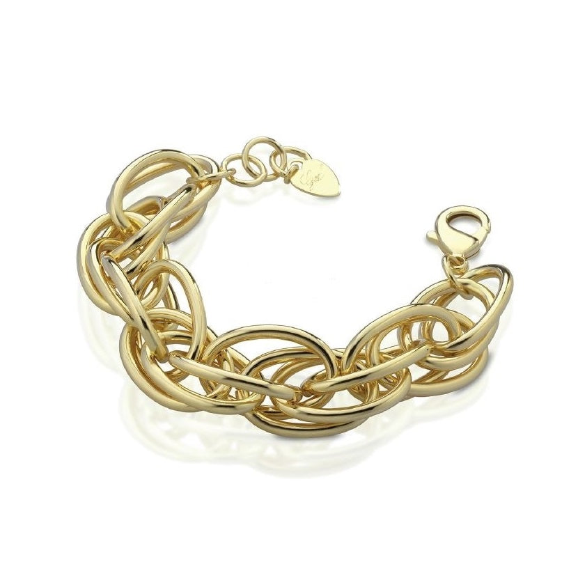 Bracciale Gisel a Catena in Bronzo Dorato