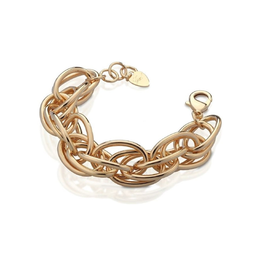 Bracciale Gisel a Catena in Bronzo Rosè